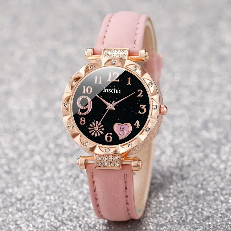 Cross-Border Watch Factory Wholesale Casual Fashion Decorative Women's Watch Ins Style Student Exam Watch Women's Wholesale