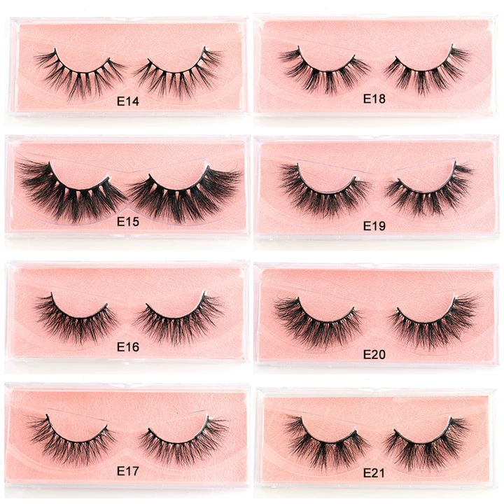 Dense three dimensional false eyelashes, 20mm, European style, custom-made