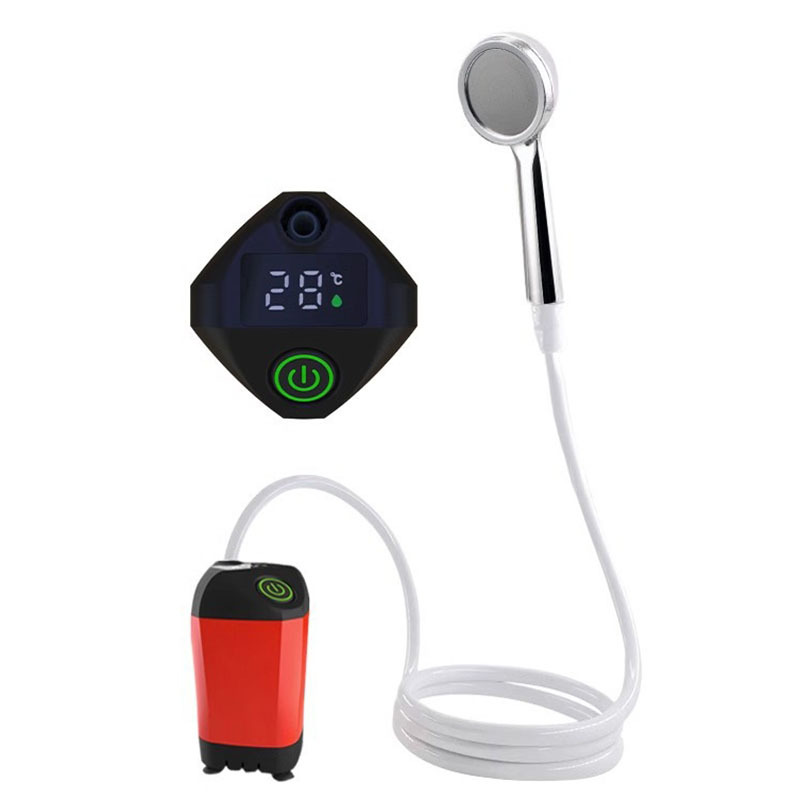 外贸热销电动淋浴器自动上水户外洗澡神器宿舍工地便携洗澡花洒