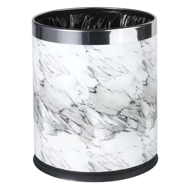 Hotel habitación KTV Hotel basura hogar plástico redondo europeo inodoro basura fábrica al por mayor