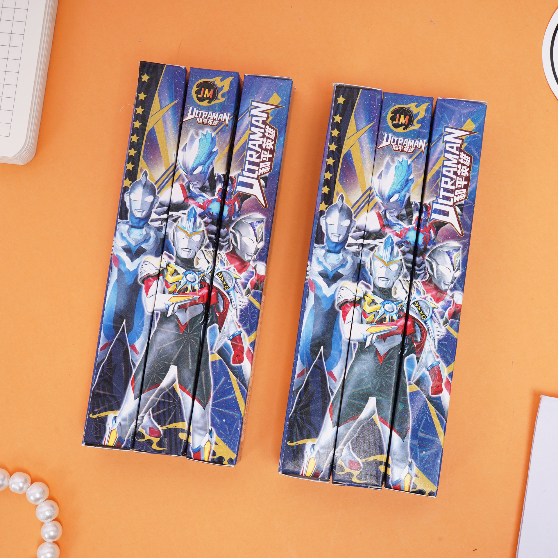 GP - 727 bolígrafo de caja ciega de dibujos animados de Ultraman bolígrafo de esponja suave 0.5 velocidad de cepillo de examen negro seco bolígrafo neutro