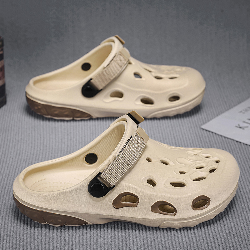 Dongdong zapatos para hombres 2025 nueva primavera suela gruesa zapatos de playa para hombres zapatillas deportivas de conducción
