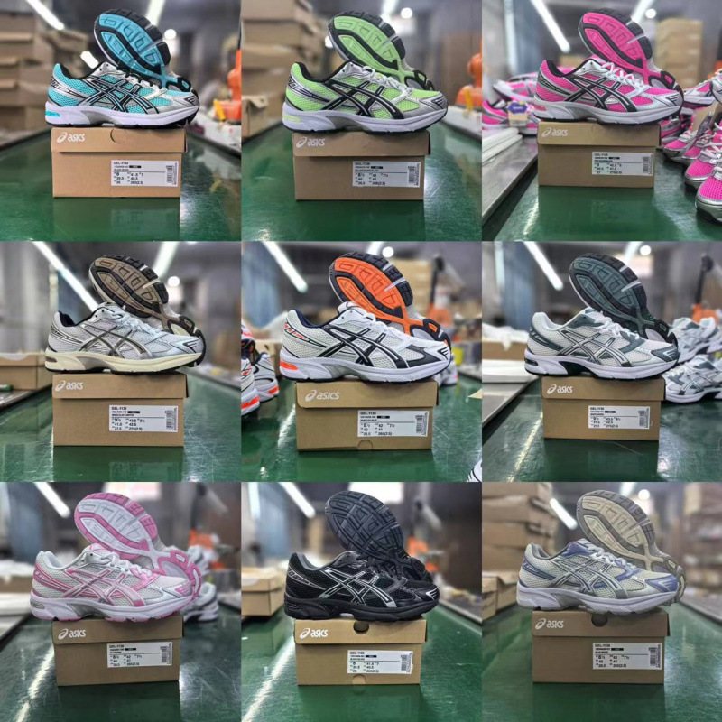 Foreign Trade Men's and Women's Arthur Gel-1130 Retro Light Gray Casual Non-Slip Wear-Resistant Sports Shoes Running Shoes