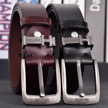 4.0针扣男士皮带复古单层纯牛皮男款皮带青年百搭潮流西装裤腰带