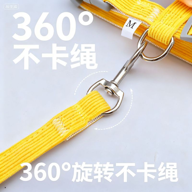 跨境小狗狗蜜蜂遛狗绳猫咪小蜜蜂背心式狗链小型犬泰迪工字牵引绳|undefined