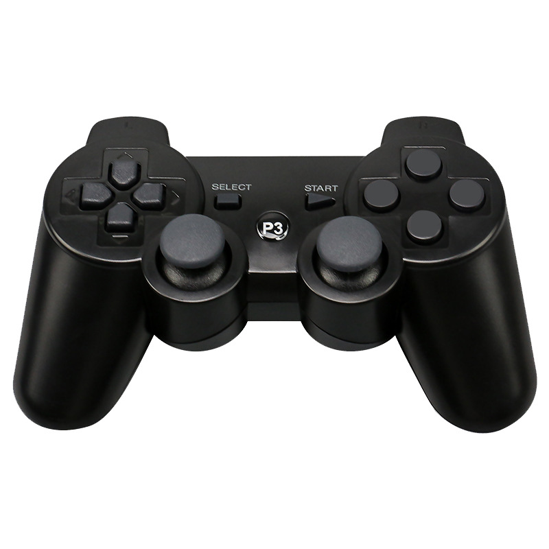 Mando de juego PS3 multicolor con botón universal de copo de nieve de doble vibración Bluetooth inalámbrico con mango P3 transfronterizo de fábrica