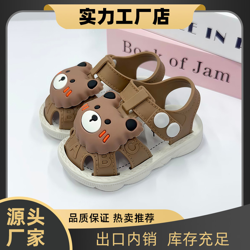 Zapatos de niños de verano suave fábrica directa exportación comercio exterior mayorista comercio electrónico niños niños sandalias de cabeza de bebé