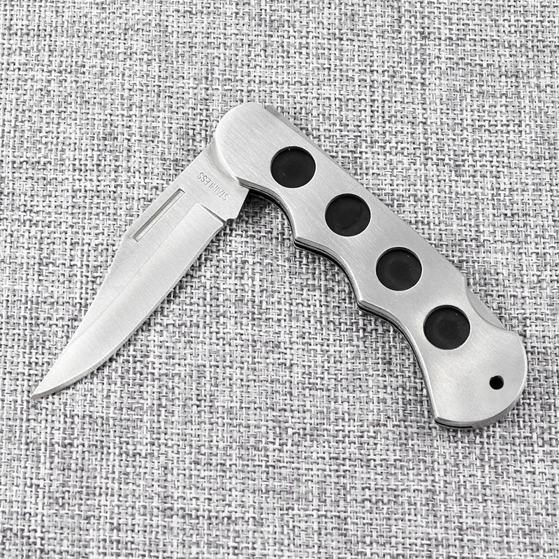 新款不锈钢折叠小刀便捷多功能刀具户外随身小工具求生高硬度折刀