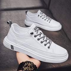 Men's shoes spring 2023 new white shoes trendy sneakers versatile casual leather shoes summer sports small white trendy shoes