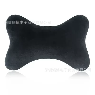 Car Headrest, Neck Pillow, Car Cushion, Car Seat, Cervical Spine Pillow, Car Supplies (Headrest) - black-headrest-one-set