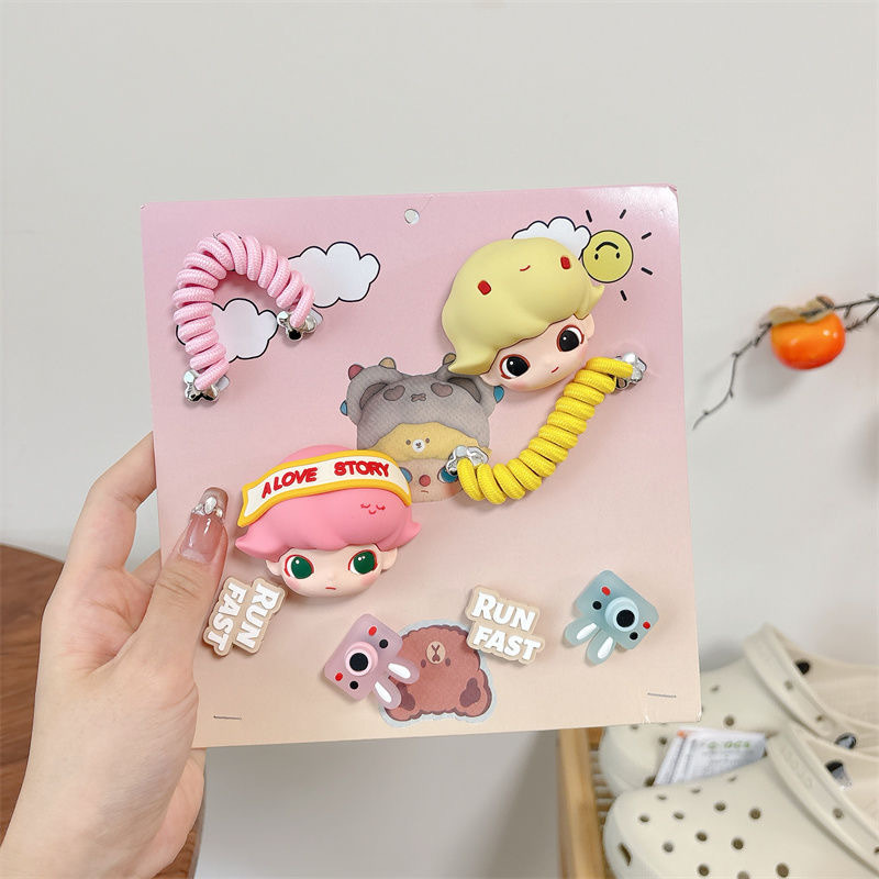 러브시어터 + 마시멜로 [6가지 작은 액세서리] 옐로우 핑크 벨트