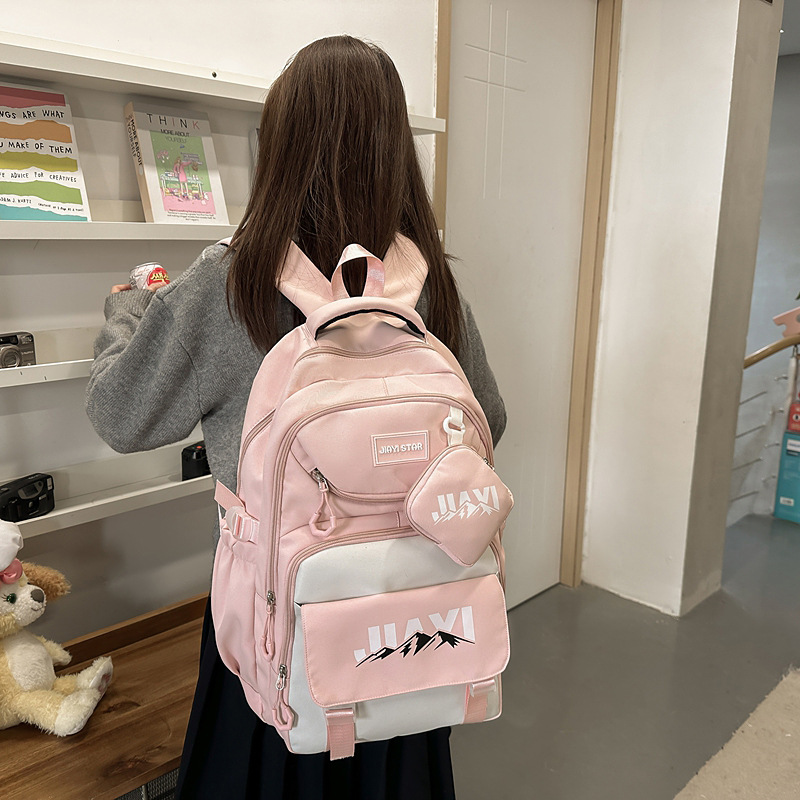 Nueva mochila escolar para estudiantes de la temporada escolar, estudiantes de secundaria, estudiantes de secundaria, mochila informal, mochila coreana japonesa de gran capacidad