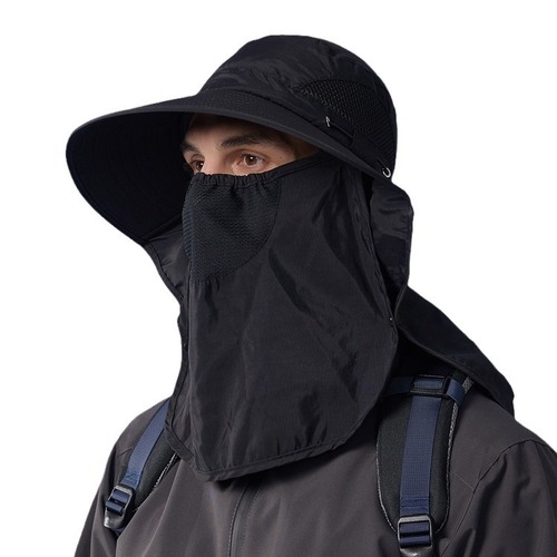 Sun Protection Hat for Men, Summer Outdoor Fishing and Cycling Sunshade Mask Scarf for Women, Face Shielded Mountaineering Fisherman Hat