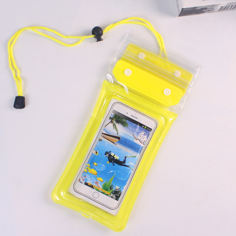 70% off 携帯電話防水バッグエアバッグベルクロタッチスクリーン水泳温泉シールストリップ 4 倍防水ケース卸売|undefined