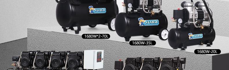 Small oil-free silent air compressor, high-pressure 220V household air compressor for painting, woodworking, and home decoration