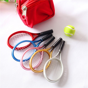 Dollhouse Doll House Mini Scene Accessories Artificial Mini Sports Supplies Tennis Racket Tennis Model Set