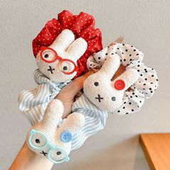可爱米菲兔儿童皮筋扎头发大肠发圈女童头绳丸子头发饰高马尾发绳