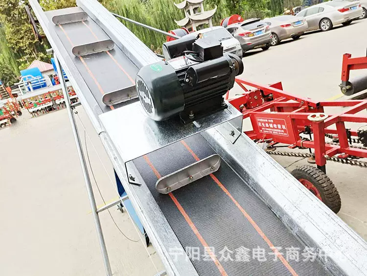 出售玉米上料机农用输送带上玉米机批发双链条输送带农业机械