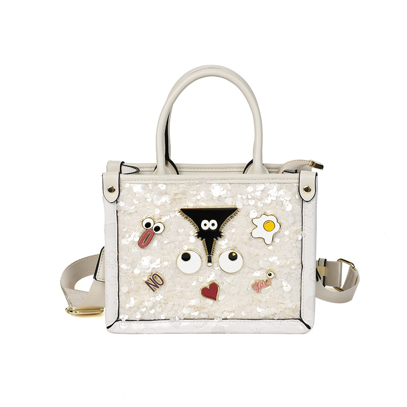 Color macaron verano fresco insignia de cuentas relieve bolso de damas estilo bolso pequeño 2845 #