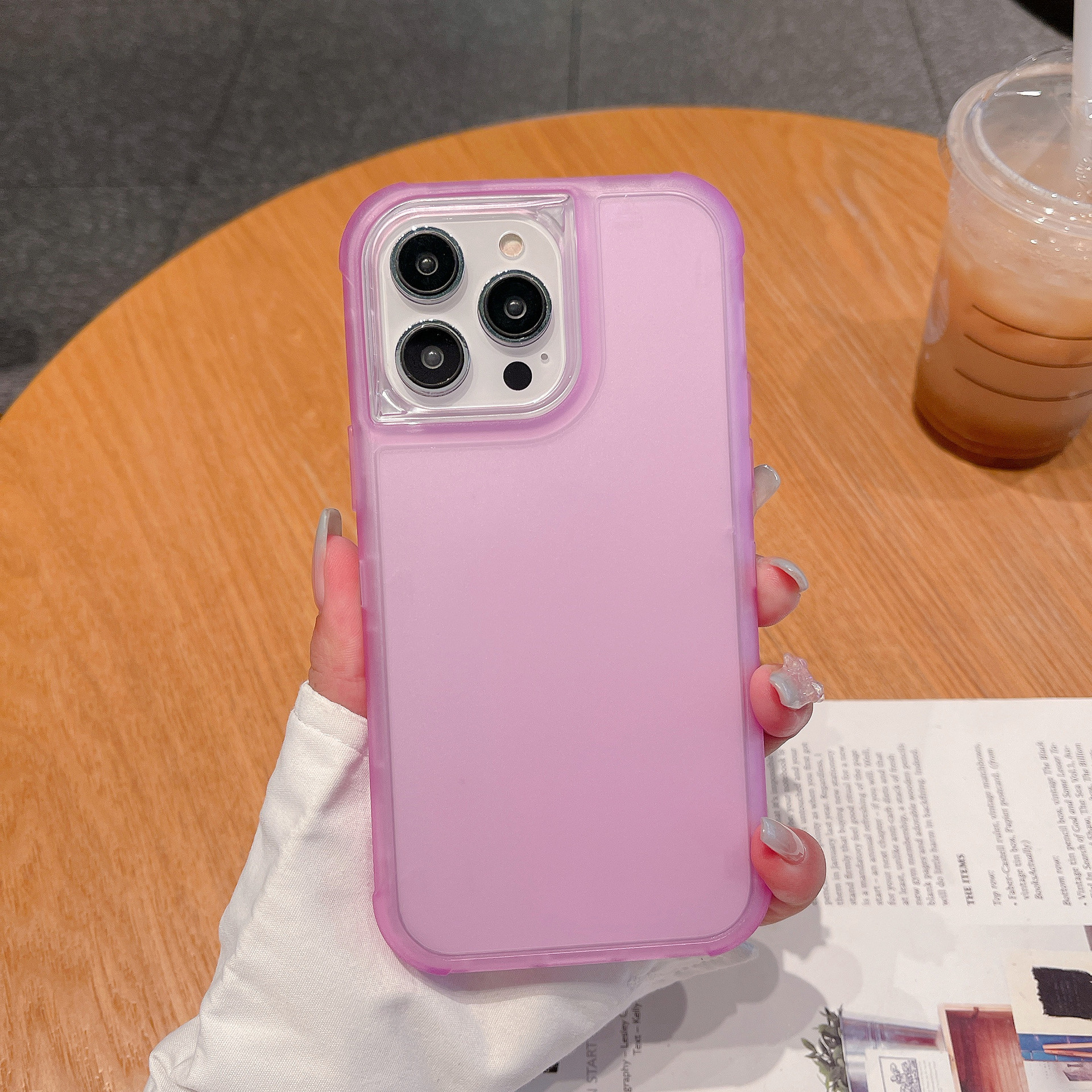 Fábrica de Aiwei al por mayor de defensa translucente 3 en 1 para IPHONE 13 6.1 "/ IPHONE 14 6.1