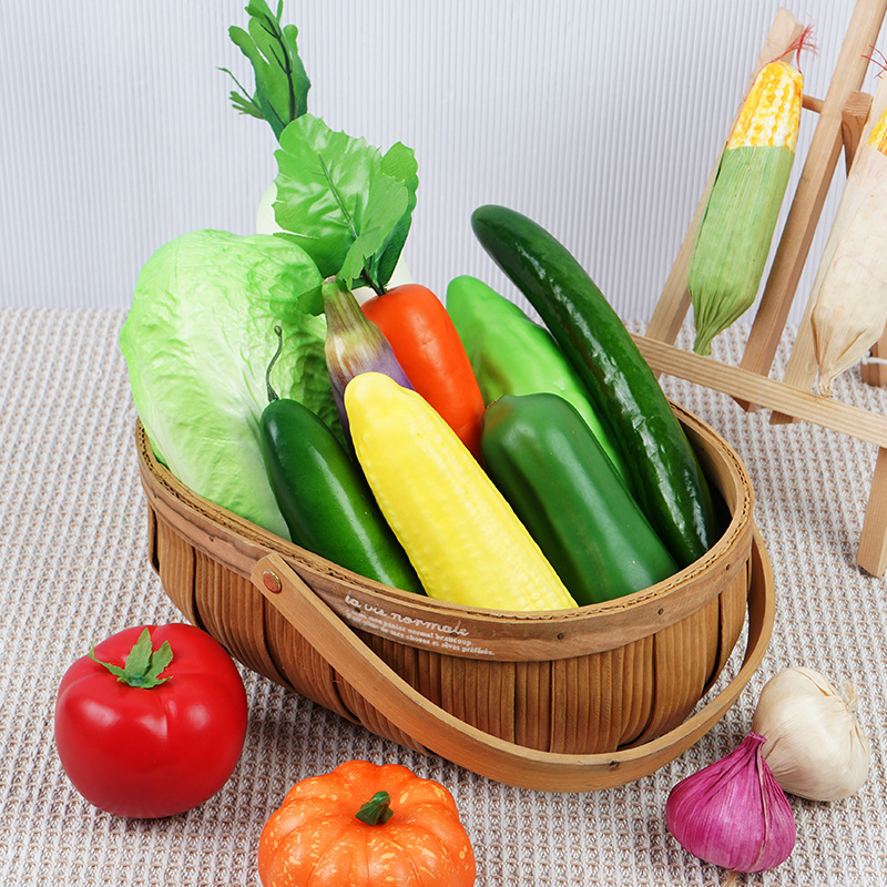 シミュレーション野菜果物モデル泡唐辛子ニンジンキュウリカボチャニンニクトウモロコシ装飾品幼児教具|undefined