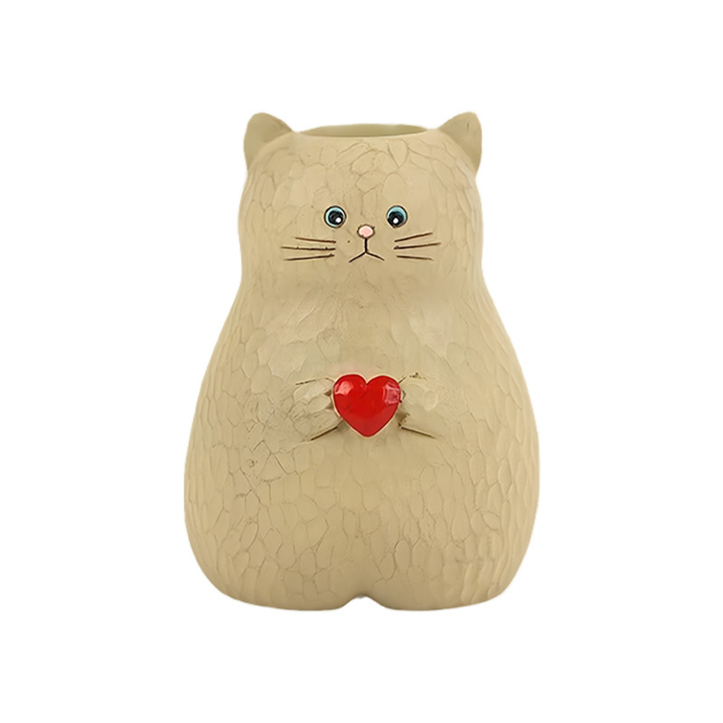 漫画猫オフィス文具和風猫猫クリエイティブホームフラワーベース卸売|undefined