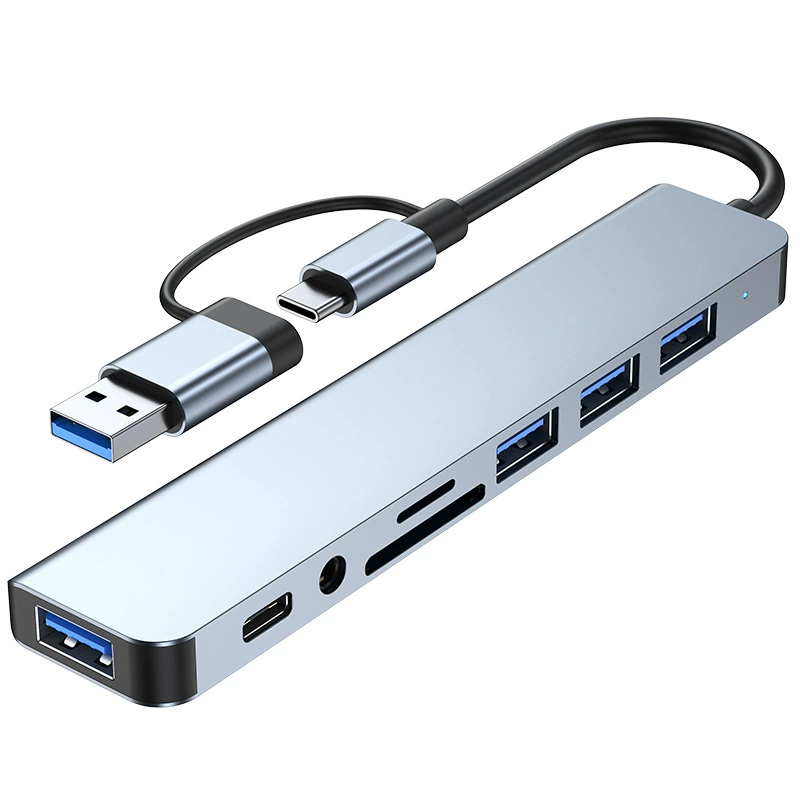 Кросс-барьер USB TYPE C удлинительная док-станция хаб семь-восемь-восемь ноутбук планшет мобильный телефон конвертер USB хаб