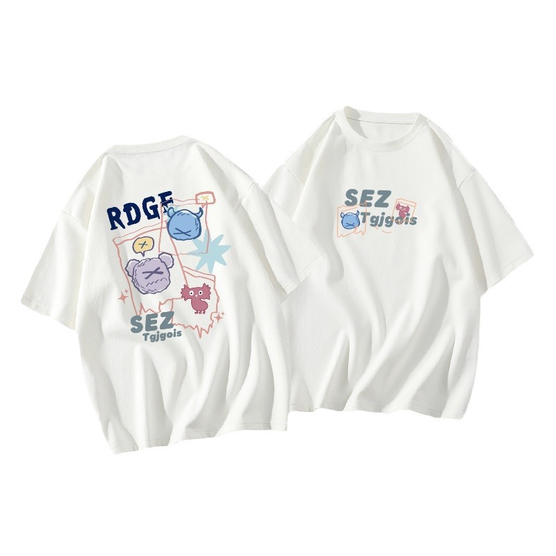 ルーズ半袖 Tシャツレディース半袖 2025 夏新作大型バージョンオーバーサイズデザインニッチトップイントレンド