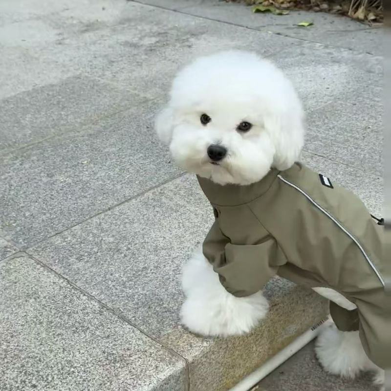 狗狗衣服春秋新款冲锋衣洋气帅气宠物比熊法斗泰迪小型犬玩具熊|undefined