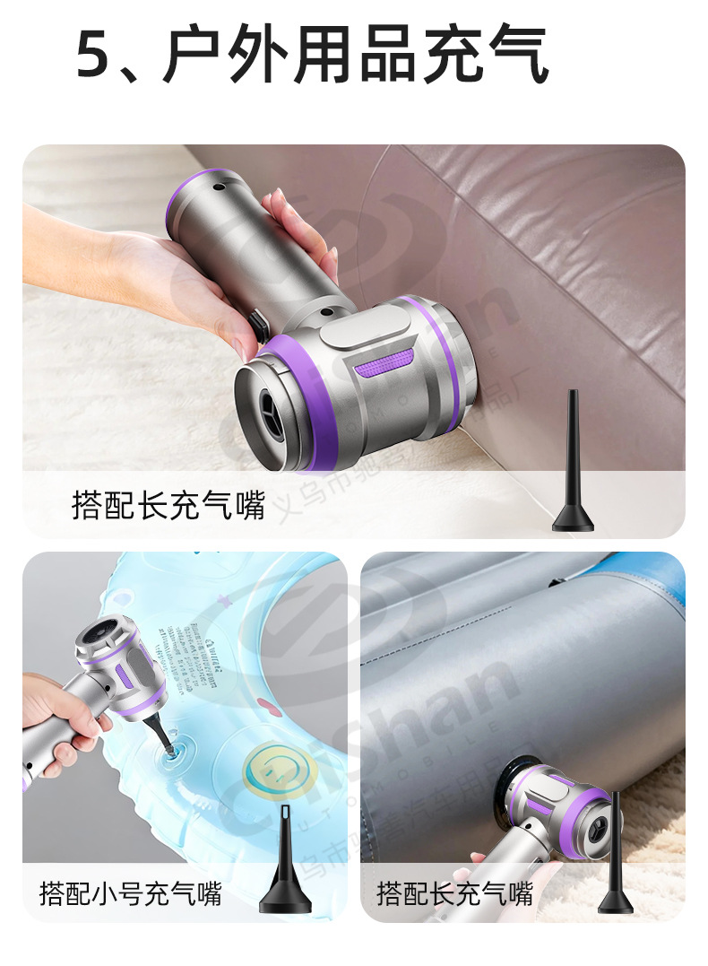 [Oem Customization] Car Vacuum Cleaner with Super Strong Suction Power, Handheld Small Portable Vacuum Cleaner for Cars, Suction and Blowing in One