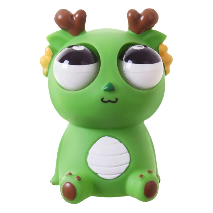 Встряхните тот же стиль сногсящий Дракон декомпрессионная игрушка щепотка музыка Чистая красная вентиляционная сетка Забавный растительный насекомое детский декомпрессионный артефакт