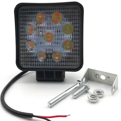 27Wled Square Round Headlight Ön faralar