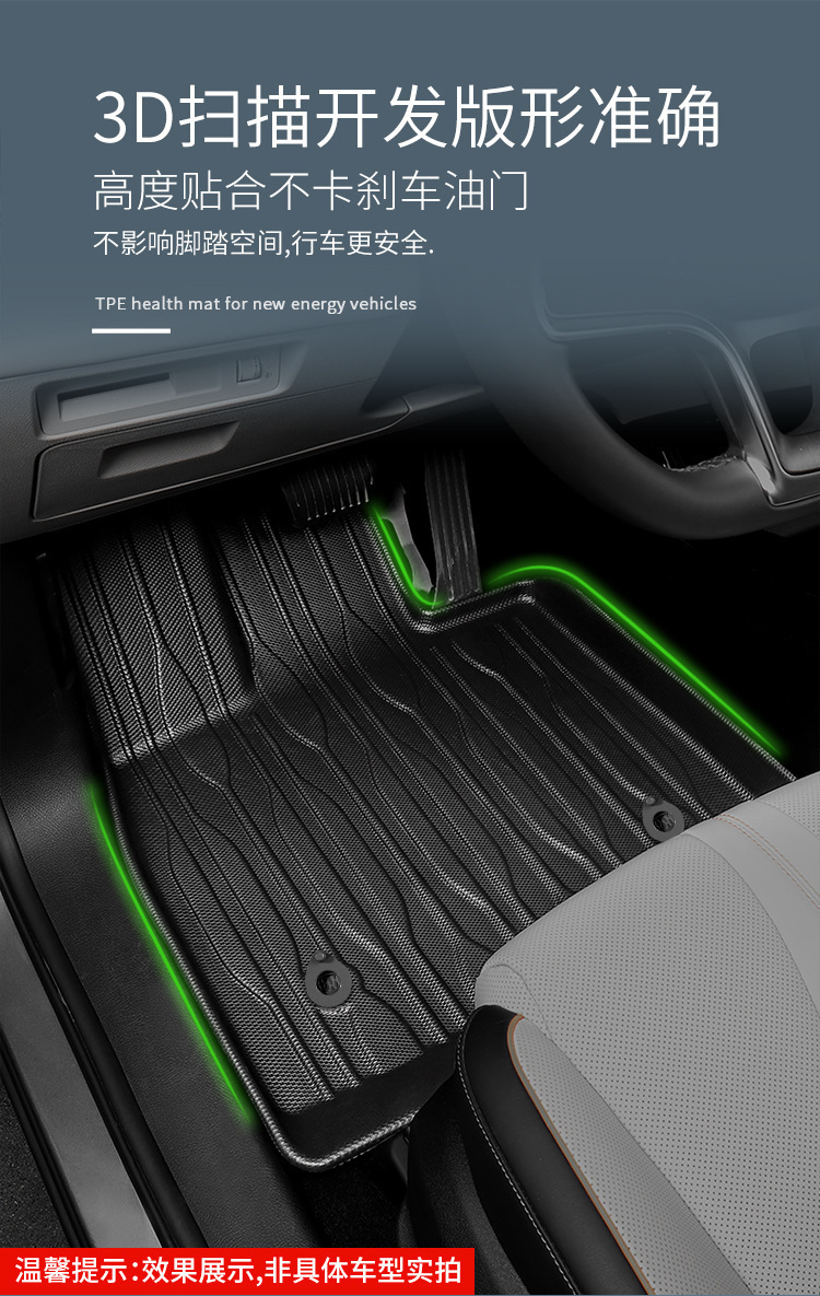 Suitable for 23 Honda Accord Car Floor Mats, Fully Environmentally Friendly Floor Mats, Special Tpe Floor Mats, Trunk Mats