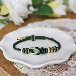 Moxiangli Bracelet Valentine's Day Gift Braided Semi-Finished Handmade Woven Moxiangli Beaded Couple Bracelet
