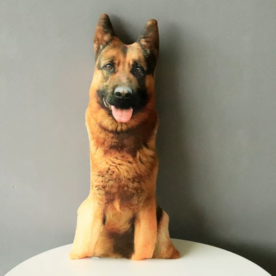 Oyuncaq yastıqlar — Doll - wolf-dog-20cm