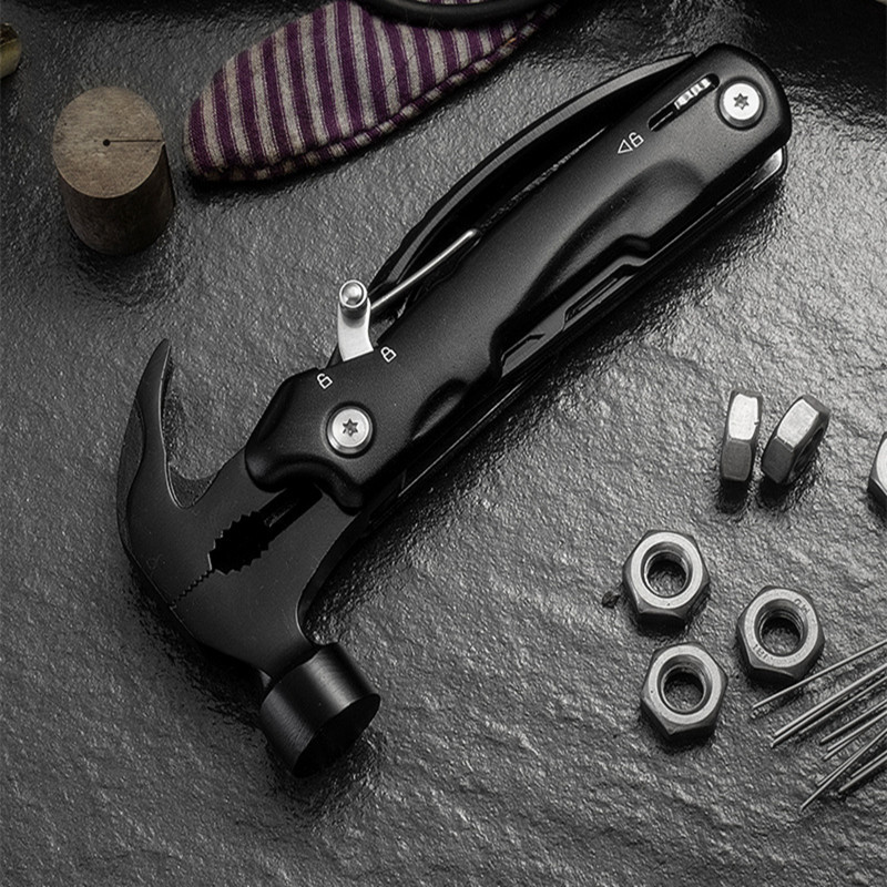 户外多功能羊角锤工具多功能野外便携式露营便捷工具钳一体羊角锤