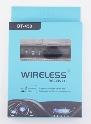 Receiver Converter, Bluetooth Hands-free dəstləri - bt450-color-box-packaging