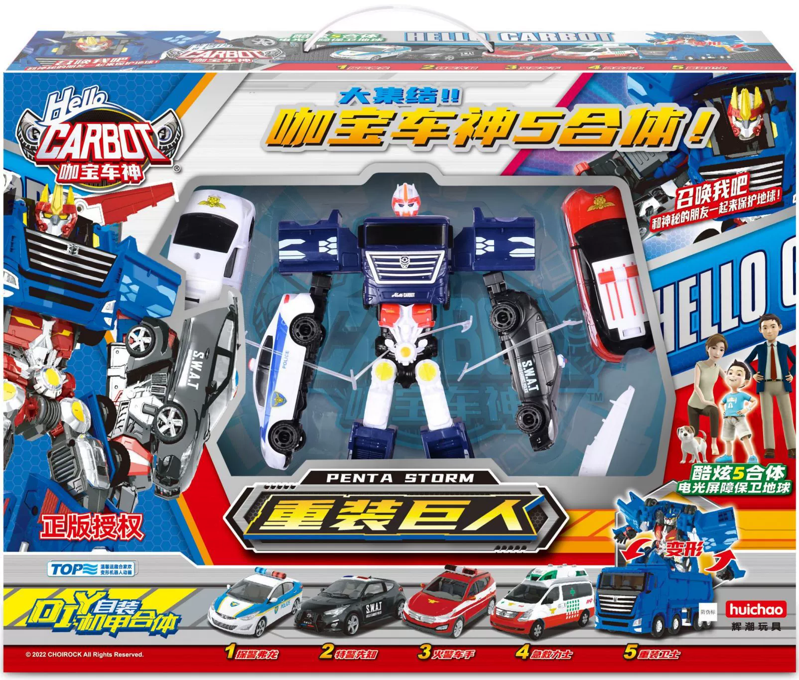 Transformer, toy, combined transport, robot, traffic police