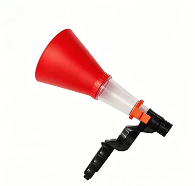 Oil filling funnel car engine gasoline funnel multi-function funnel (Mühərrik alətləri) - universal-oil-filler-funnel-red