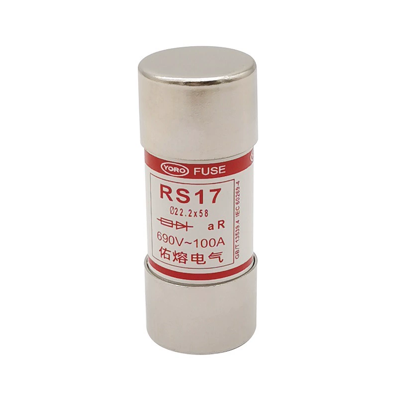 Предохранитель Yourong RS17 40A 50A 63A 80A 100A 125A плавкий 22*58 быстрая плавка 690В плавящий элемент