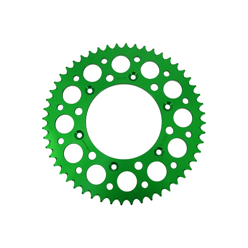 Transmisión de cadena trasera dentada de 52 dientes de aleación de aluminio Xinyuan X2/X2X Kewei K16/K18NC7075 para motocicleta.