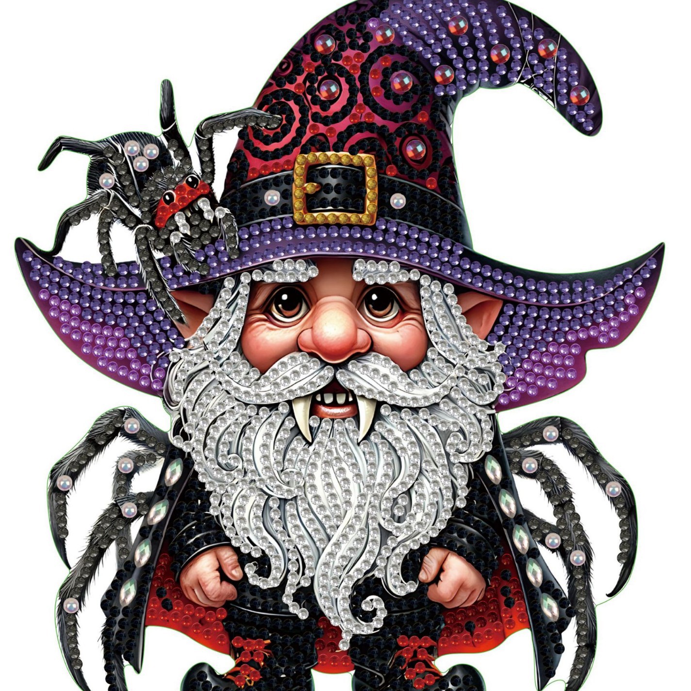 Diamante de bricolaje hecho a mano transfronterizo dibujo punto diamante 5D placa de yeso tridimensional adorno de juguete dinosaurio dibujos animados pintura infantil