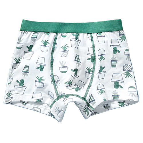 Summer thin children's boxer briefs boys' pure cotton brand children's boxer briefs shorts factory direct sales