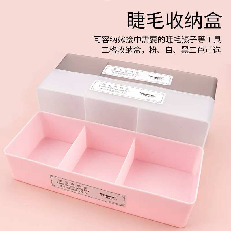 Eyelash extension, capacious storage box for eyelashes