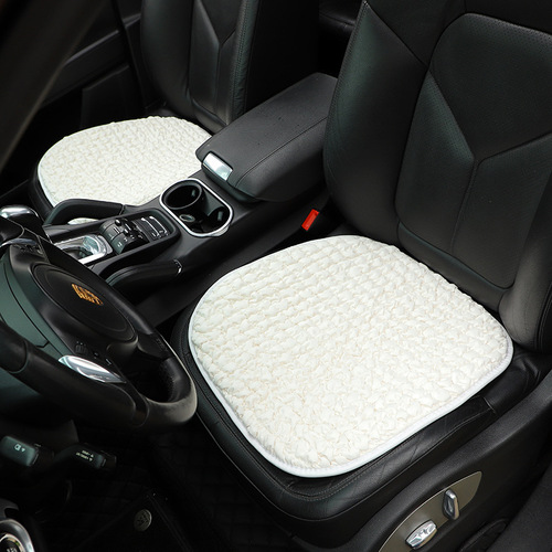 Puff grid car seat cushion Four-season universal car single-piece breathable non-slip seat cushion Goddess car interior supplies