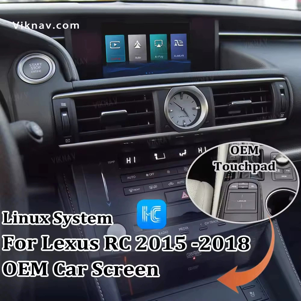 Linux system is suitable for Lexus RC 2016-2021carplay android Auto box