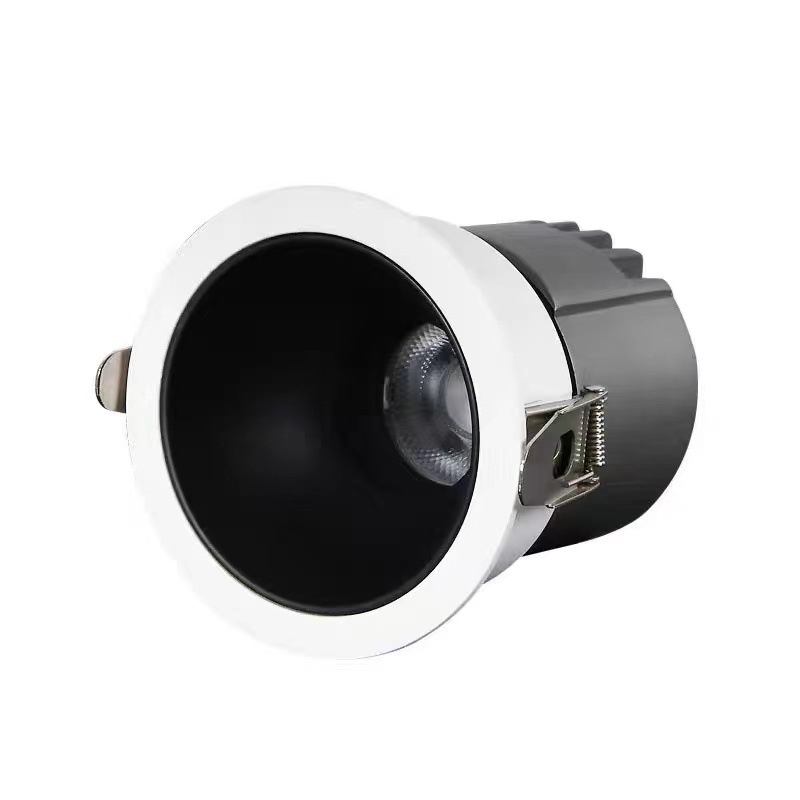 오팔 깊은 컵 눈부심 LED 스포트 내장 가정용 거실 배경 벽 세척 벽 구멍 램프 COB 호스트 조명