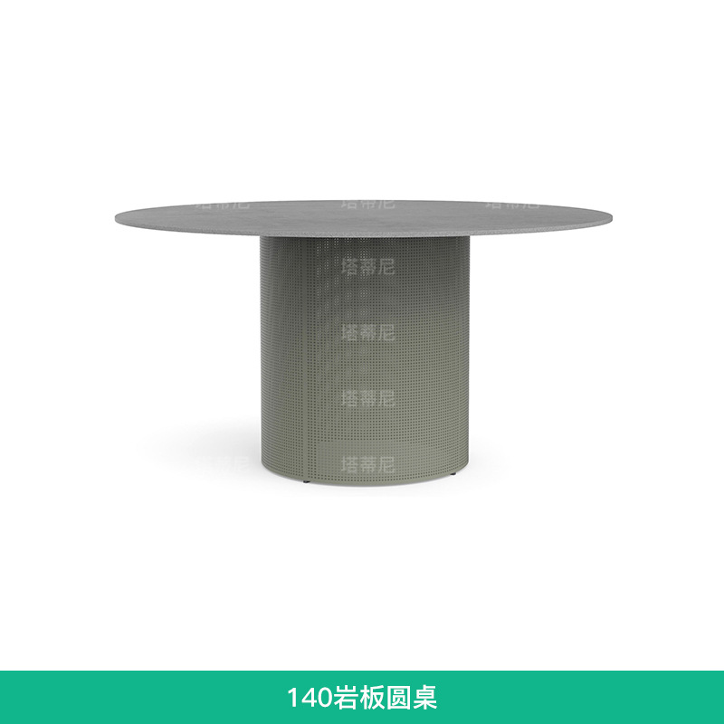 Conjunto de mesa y sillas de acero inoxidable para exteriores, para casas modelo, patio a prueba de lluvia, villa al aire libre, mesa y sillas para balcón de hotel.