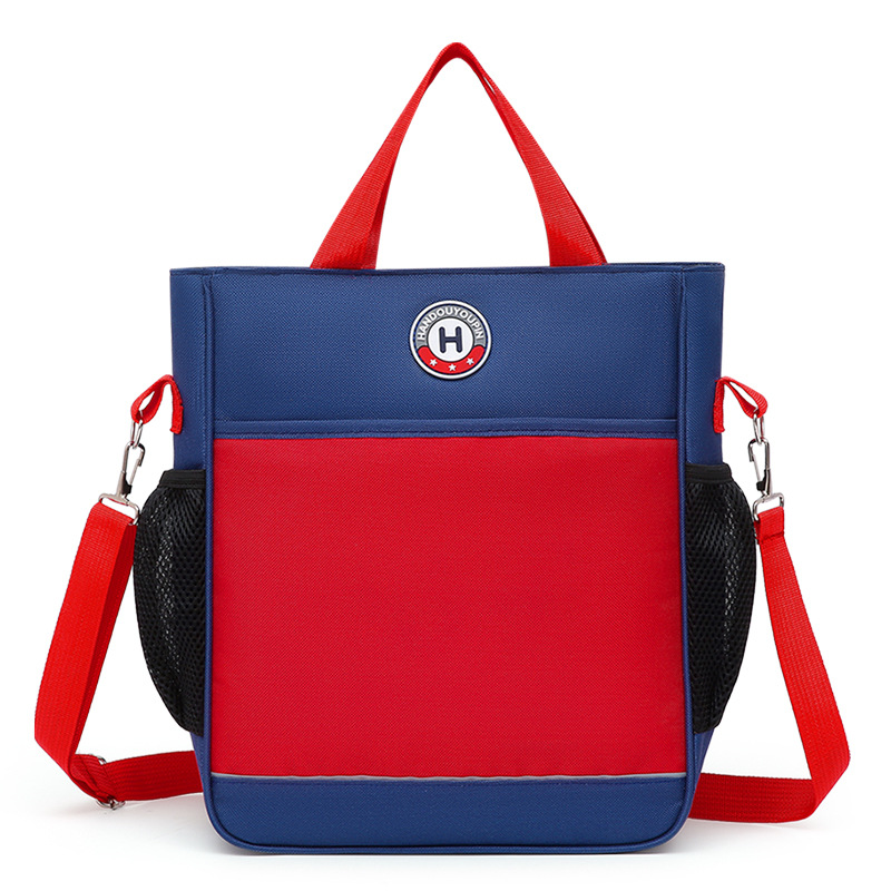 Bolsa de impresión personalizada logotipo de estudiantes de primaria bolsas de reparación de lecciones de entrenamiento de niños portátiles impresión personalizada