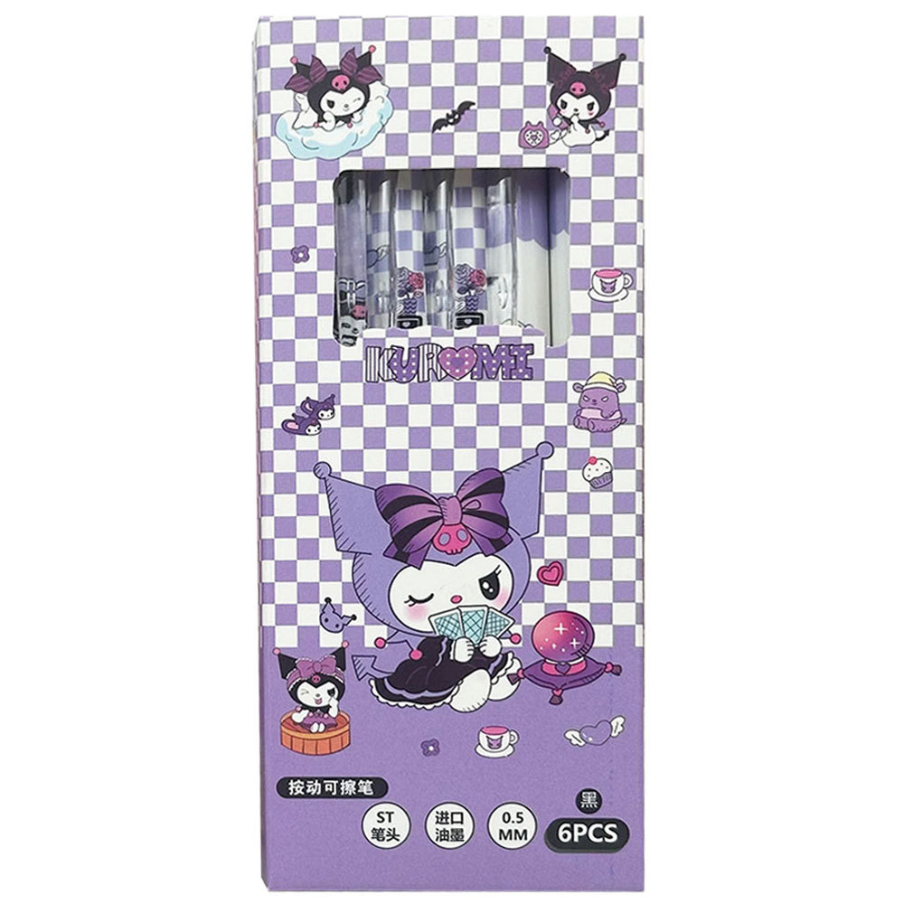 Sanliogou bolígrafo neutro bolígrafo borrable para estudiantes de primaria lindo bolígrafo de presión de postura ST tercer grado caja azul cristalino